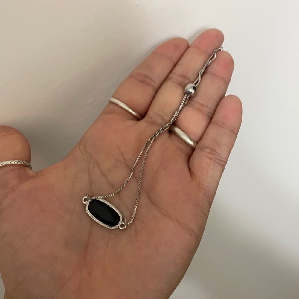 Black adjustable bracelet